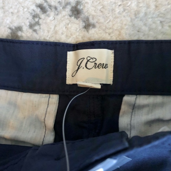 NWT J.Crew Pleated slouchy boyfriend chino pant with plaid patches - Picture 6 of 13